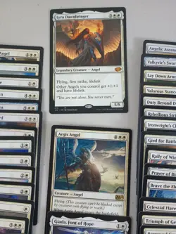 Magic 100 Commander Deck Lyra Mono White Angel Lifegain Ready To Play - Image 2