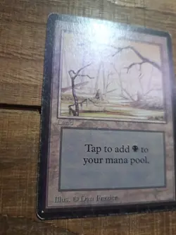 MTG Alpha Swamp B 1993 - Dan Frazier - - Image 2