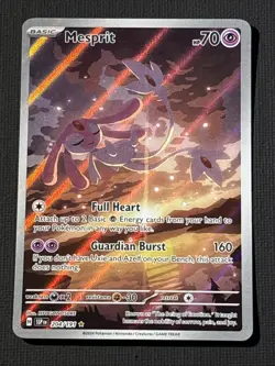 Pokemon TCG - Mesprit 204/191 - Surging Sparks Illustration Rare Holo - NM - Image 1