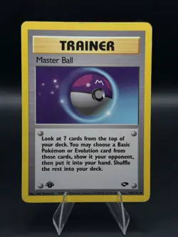 Pokemon TCG Master Ball 116/132 Gym Challenge 1st Edition - Image 1