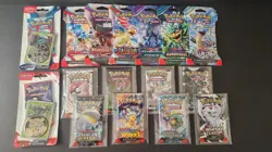 All 16 Pokemon Scarlet & Violet Era Booster Packs Every Set Sleeved BLis Sampler - Image 2