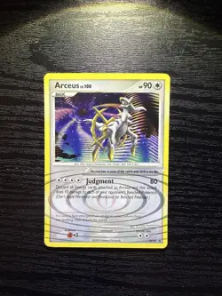 2009 Pokemon DP50 Arceus Black Star Promo Holo Rare NM - Image 1