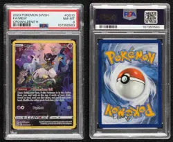 Full Art - Mew Pokemon Sword & Shield Crown Zenith Galarian Gallery PSA 8 - Image 3