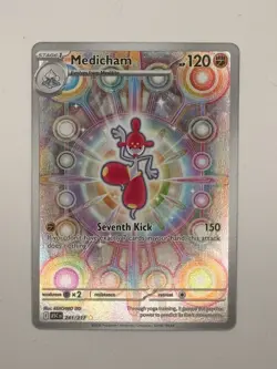 Pokemon Medicham Alt Rare 241/217 Mega Evolutions Ascended Heroes Ready To ship - Image 1