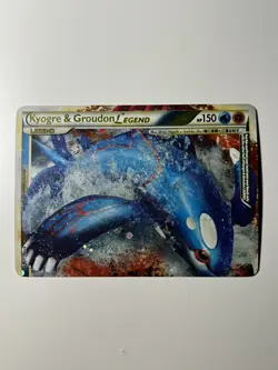 Kyogre & Groudon Legend (Top) 87/90 Pokemon Undaunted Holo Ultra Rare *Read* - Image 1