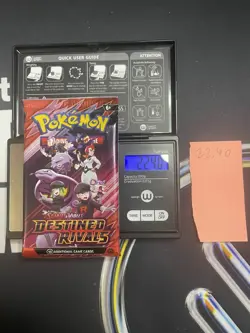 22.40g VERY HEAVY Destined Rivals Pokemon Sealed Booster Pack New SIR/HRU - Image 1
