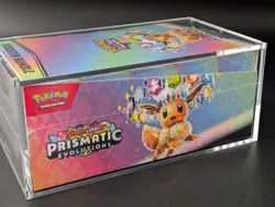 Pokemon TCG S&V Prismatic Evolutions Booster Bundle Display Case w/Acrylic Case - Image 4