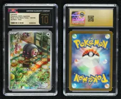 Art Rare Lechonk Japanese Pokemon Art Rare Holo Scarlet & Violet CGC 10 Pristine - Image 3