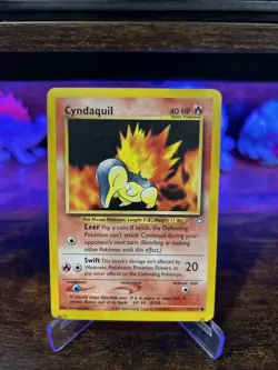 Cyndaquil 56/111 Common Neo Genesis Pokemon MP - Image 1
