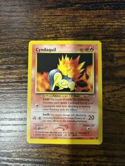 Cyndaquil 56/111 Common Neo Genesis Pokemon MP - Image 2