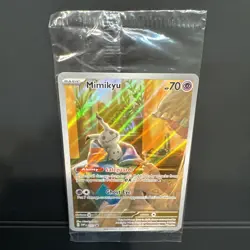 SEALED Pokemon Mimikyu SVP 075 - Holo Black Star Promo - Image 3