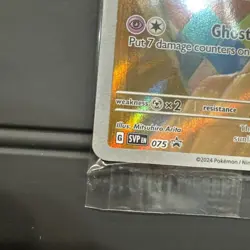 SEALED Pokemon Mimikyu SVP 075 - Holo Black Star Promo - Image 4