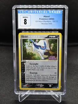Pokemon EX Holon Phantoms Reverse Holo Absol 18/110 CGC NM/Mint 8 - Image 1
