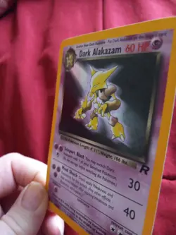 Dark Alakazam 1/82 1st Edition Team Rocket Holo Rare Pokemon Card WOTC - Image 5