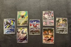 Pokemon TCG Mega Evolution Illustration Rare 7 Card Lot - Image 1