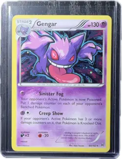 GENGAR 60/162 XY BREAKthrough Holo Rare 2015 Pokemon Card TCG Lightly Played LP - Image 1