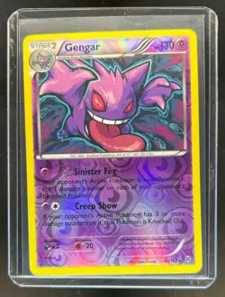 2015 Pokemon XY BREAKthrough Gengar Reverse Holo #60/162 - Image 1