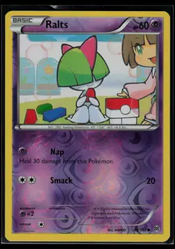 Ralts #68/162 Reverse Holo XY - BREAKthrough Common Pokemon TCG NM - Image 1
