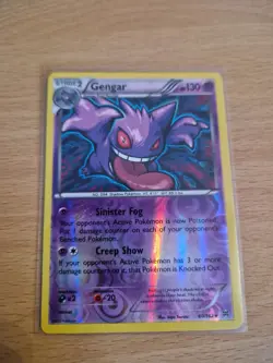 Pokemon TCG XY Breakthrough Gengar Reverse Holo (60/162) - Image 1