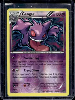2015 Pokemon XY BREAKthrough Gengar Reverse Holo #60/162 - Image 1