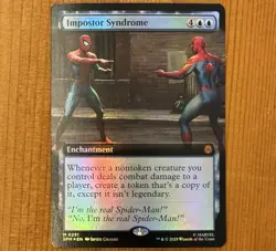 Impostor Syndrome, M 0251, NM Foil Extended Art, MTG Marvel’s Spider-Man, SPM - Image 1
