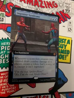 MTG Impostor Syndrome (Extended Art) Marvel's Spider-Man Foil NM - Image 2