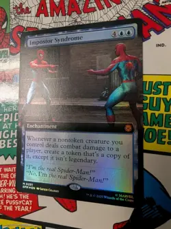 MTG Impostor Syndrome (Extended Art) Marvel's Spider-Man Foil NM - Image 3