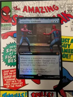 MTG Impostor Syndrome (Extended Art) Marvel's Spider-Man Foil NM - Image 4