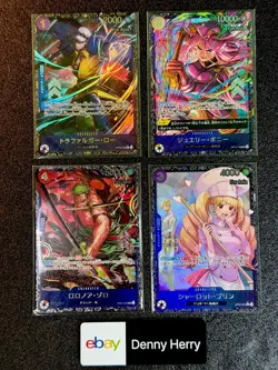 4 Set Flagship Battle Law OP09-069 One Piece Card Japan Sealed FOR ASIA - Image 1