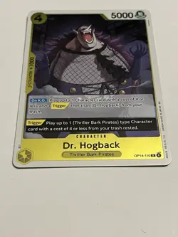 Dr. Hogback Rare (R) OP14-110 The Azure Sea's Seven English Foil - Image 3
