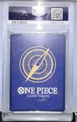 One Piece OP11-080 Gear Two Alt Art Manga PSA 10 Gem Mint Fist of Divine Speed - Image 3