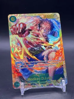 Monkey D. Luffy OP13-118 SEC Secret Rare Carrying On His Will One Piece TCG NM - Image 1