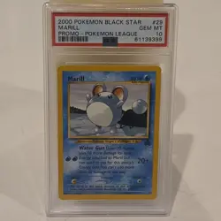 Pokemon TCG Marill Wotc Promo 29/53 Regular Promo 50 HP PSA 10 EN - Image 1