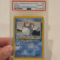 Pokemon TCG Marill Wotc Promo 29/53 Regular Promo 50 HP PSA 10 EN - Image 2