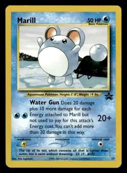 Marill Promo Normal WoTC Promo 29/53 MP Pokemon TCG - Image 1