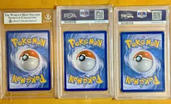 2014 Pokemon XY Black Star Promo XY17 Charizard EX PSA 8, PSA 7, BCG 6 - Image 2