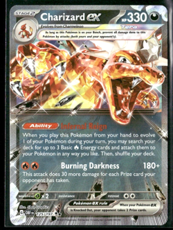 Charizard ex - 125/197 - Obsidian Flames (OBF) Double Rare Holo Pokemon TCG - Image 1