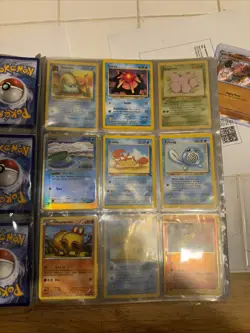 Vintage Pokemon Card Lot - Childhood Binder Holos, Non Holos, Sandstorm, Neo - Image 2