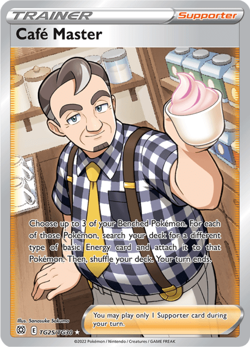 Pokemon TCG Cafe Master TG25/TG30 Full Art Ultra Rare Brilliant Stars NM/M - Image 1