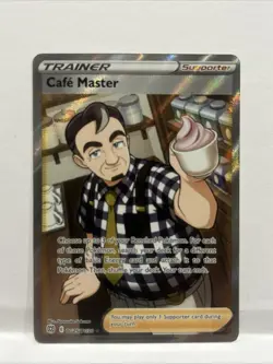 Cafe Master TG25/TG30 Brilliant Stars Full Art Ultra Rare pokemon TCG NM - Image 1
