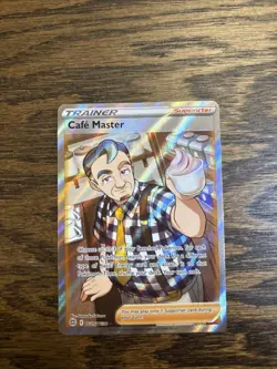 Pokemon TCG Cafe Master TG25/TG30 Holo Full Art Ultra Rare Brilliant Stars NM - Image 1