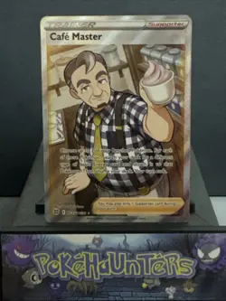 Pokemon Card Cafe Master TG25/TG30 Trainer Brilliant Stars Full Art Rare NM - Image 1