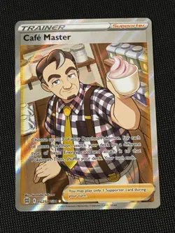 Pokemon TCG Cafe Master TG25/TG30 Brilliant Stars Full Art N/NM - Image 1