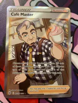Cafe Master (Full Art) - TG25/TG30 Ultra Rare Brilliant Stars NM Pokemon TCG - Image 1
