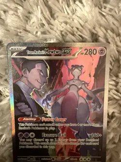 Pokemon TCG Team Rockets Mewtwo EX Sir Destined Rivals Card 231/182 NM - Image 3