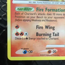 NM Charizard 1/99 Platinum Arceus Set 2009 Holo Rare Pokemon Card tcg - Image 4