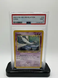 Pokemon Lugia Neo Revelation 20/64 PSA 9 Rare Unlimited Regular English Card - Image 1