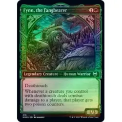 FOIL FYNN, THE FANGBEARER (SHOWCASE) X4 Kaldheim KHM Magic MTG MINT CARD - Image 1