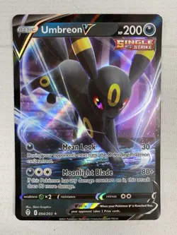 Umbreon V - 094/203 - Pokemon Evolving Skies Sword & Shield Ultra Rare Card NM - Image 1