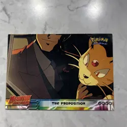 The Proposition 5 Mewtwo Strikes Back Topps Movie Animation Edition Pokemon Card - Image 1